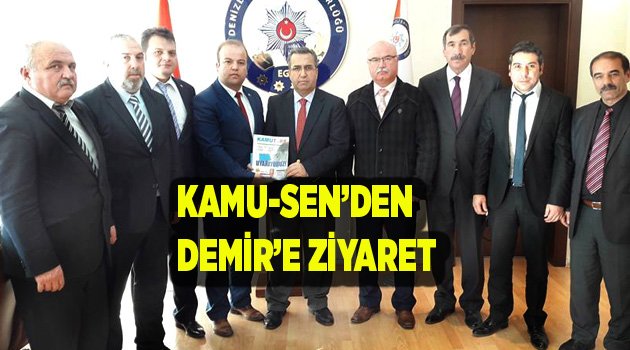 KAMU-SEN’DEN EMNİYET MÜDÜRÜNE ZİYARET