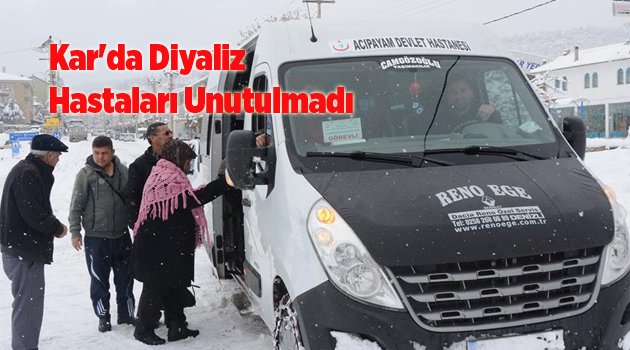 Kar'da Diyaliz Hastaları Unutulmadı
