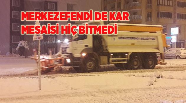 KARLA MÜCADELE DEVAM EDİYOR