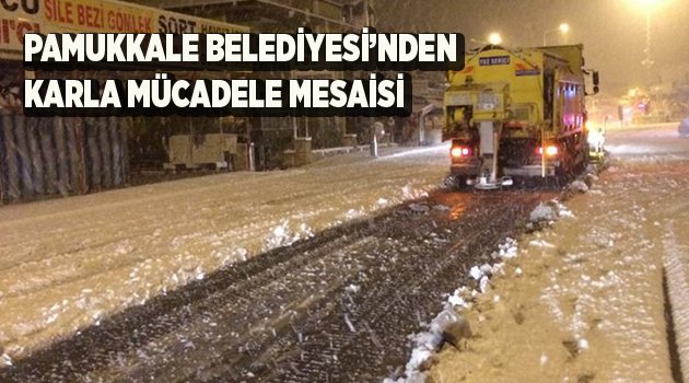 KARLA MÜCADELE MESAİSİ