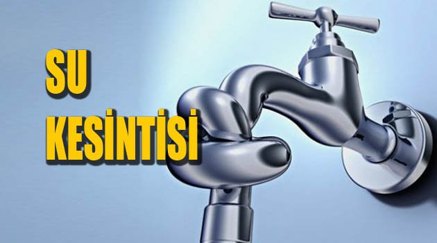 Kınıklı'da su kesintisi