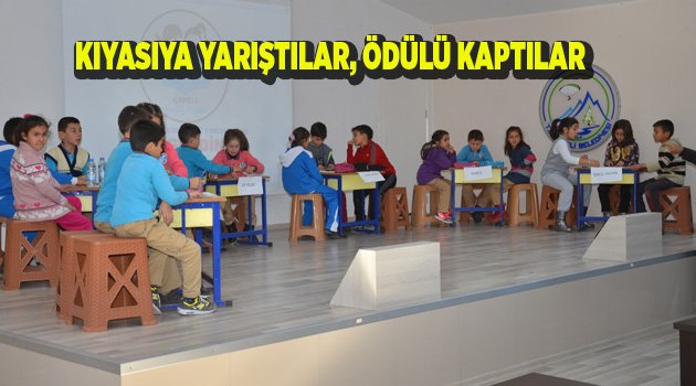KIYASIYA YARIŞTILAR, ÖDÜLÜ KAPTILAR