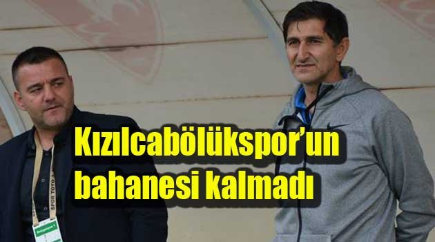 Kızılcabölükspor’un bahanesi kalmadı