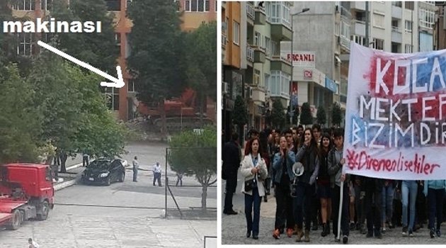 KOCA MEKTEP YIKILIYOR