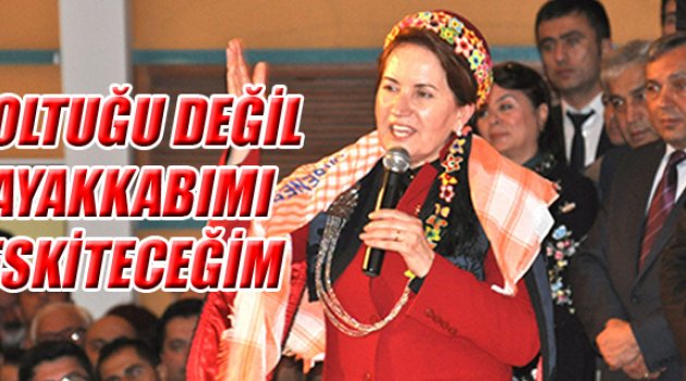 KOLTUĞU DEĞİL AYAKKABIMI ESKİTECEĞİM
