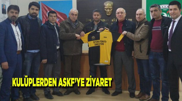 KULÜPLERDEN ASKF’YE ZİYARET