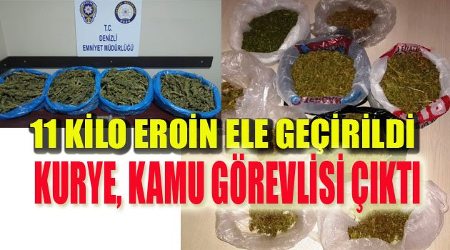 KURYE KAMU GÖREVLİSİ ÇIKTI