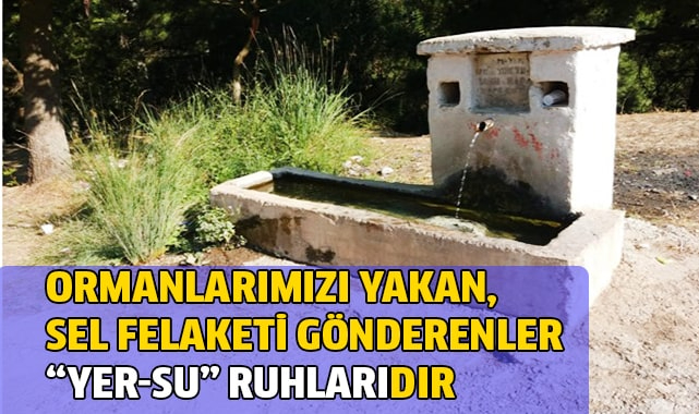 ORMANLARIMIZI YAKAN, SEL FELAKETİ GÖNDERENLER "YER-SU" RUHLARIDIR.