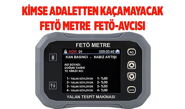 KİMSE ADALETTEN KAÇAMAYACAK FETÖ METRE  FETÖ-AVCISI