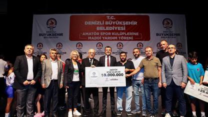Amatör spor kulüplerine 9 Milyon TL destek