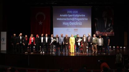 AMATÖR SPORA 3 MİLYON TL’LİK DESTEK