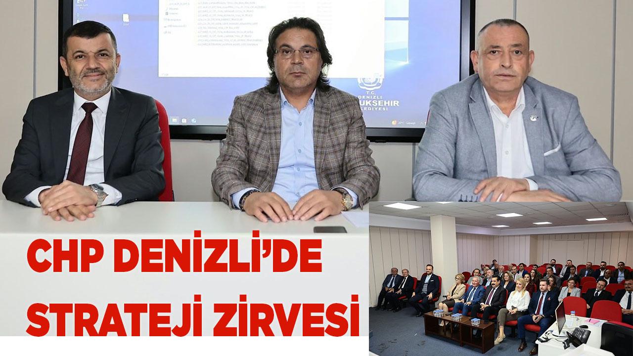 CHP Denizli’de strateji zirvesi