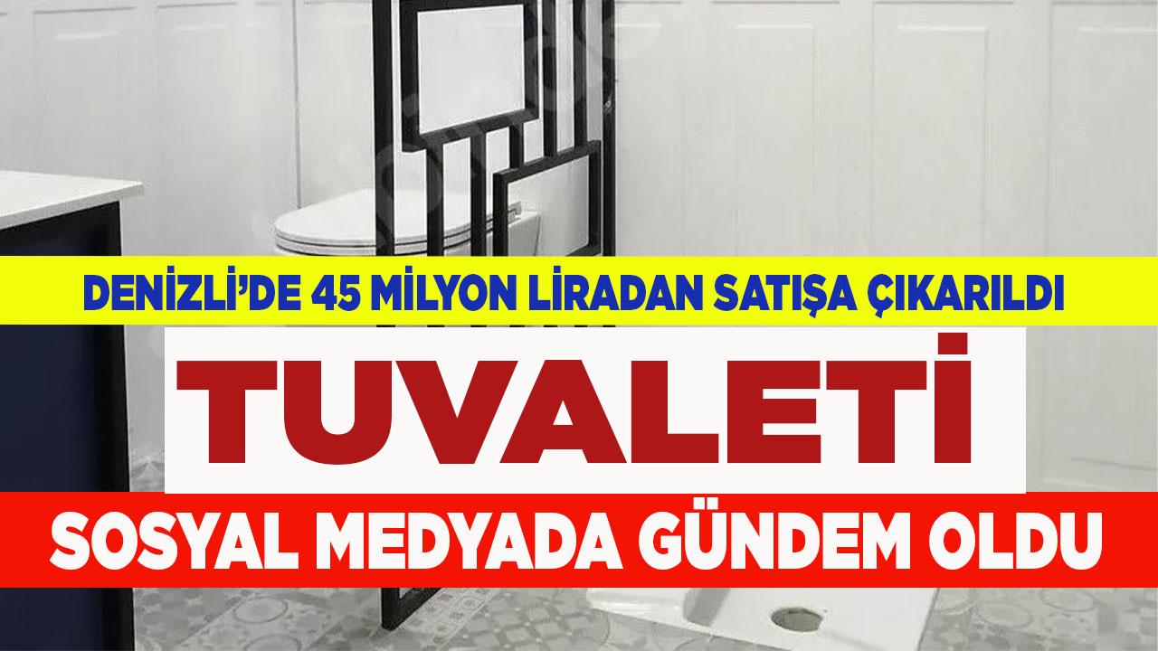 Denizli’de 45 milyonluk villanın tuvaleti gündemi oldu