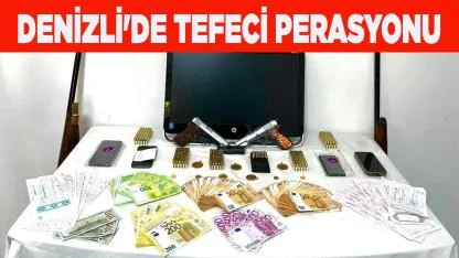 DENİZLİ'DE MİLYONLARCA LİRALIK SENET ELE GEÇİRİLDİ