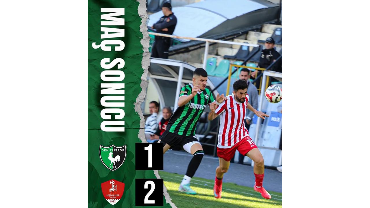 Denizlispor, evinde kaybetti
