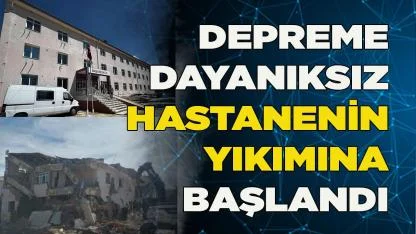 Kale devlet hastanesi yıkılıyor