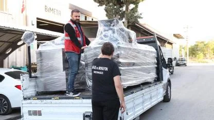 KARESİ BELEDİYESİ, DENİZLİ'DEN MAMA MAKİNESİ ALDI