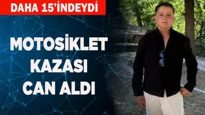 Motosikletten düştü hayatını kaybetti