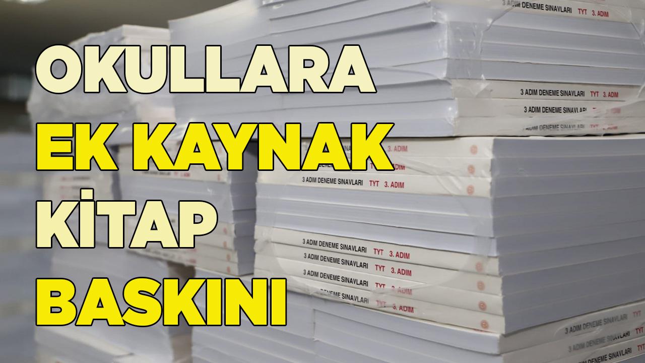 Okullara ek kaynak kitap baskını