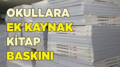 Okullara ek kaynak kitap baskını