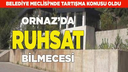 ORNAZ’DA RUHSAT BİLMECESİ