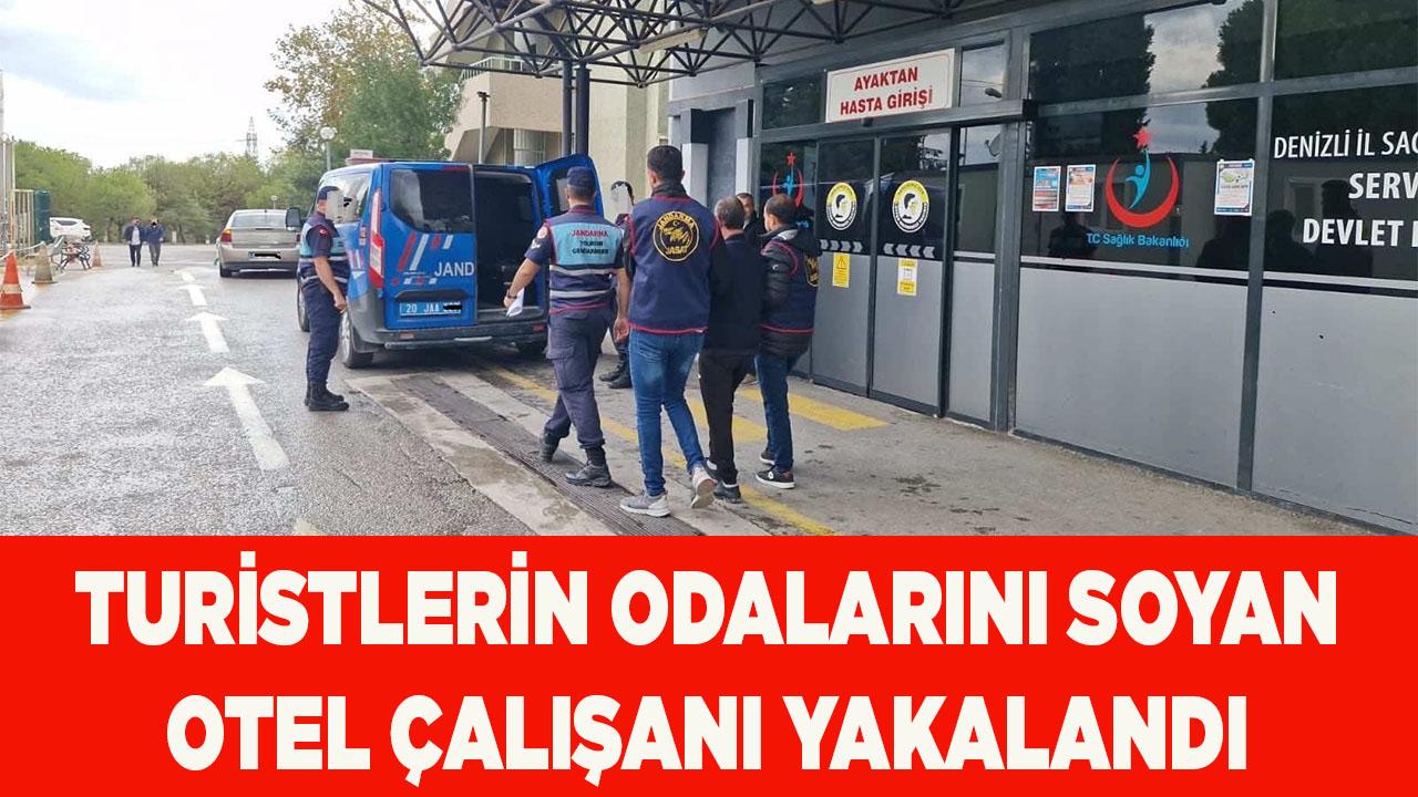Turistlerin odalarını soyan otel çalışanı yakalandı