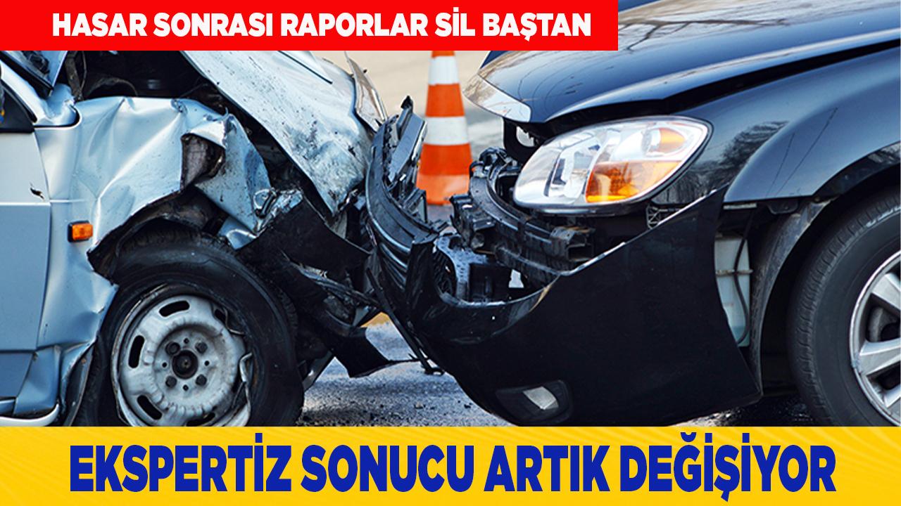Araçların ekspertiz sonucu artık değişiyor