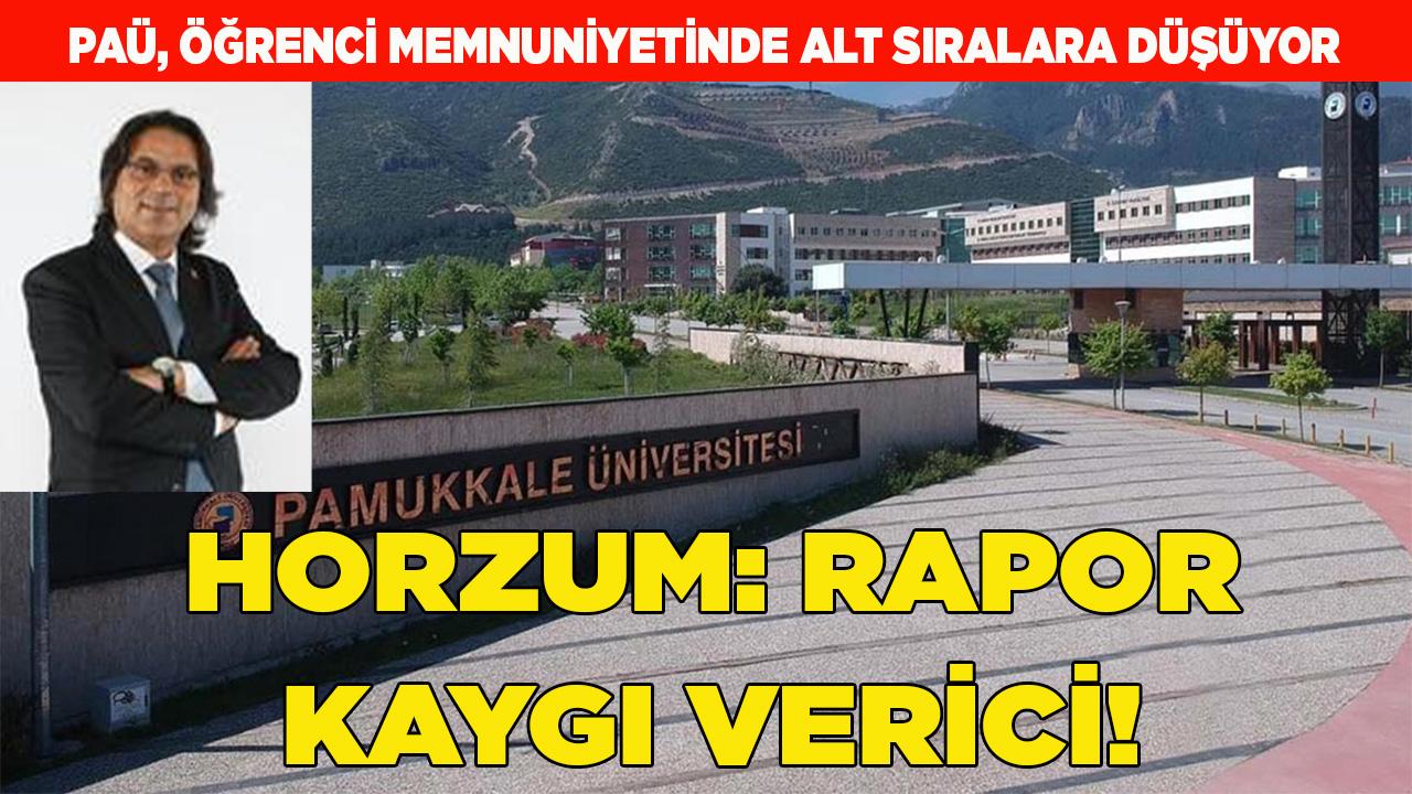 CHP İL BAŞKANI HORZUM: RAPOR KAYGI VERİCİ