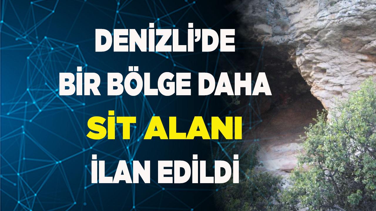 Denizli’de bir bölge daha sit alanı ilan edildi