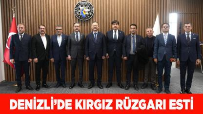 Denizli’de Kırgız rüzgarı esti
