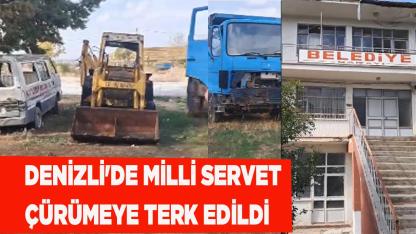 Denizli'de Milli servet çürümeye terk edildi
