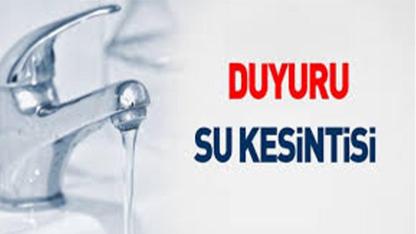 Denizli'de su kesintisi
