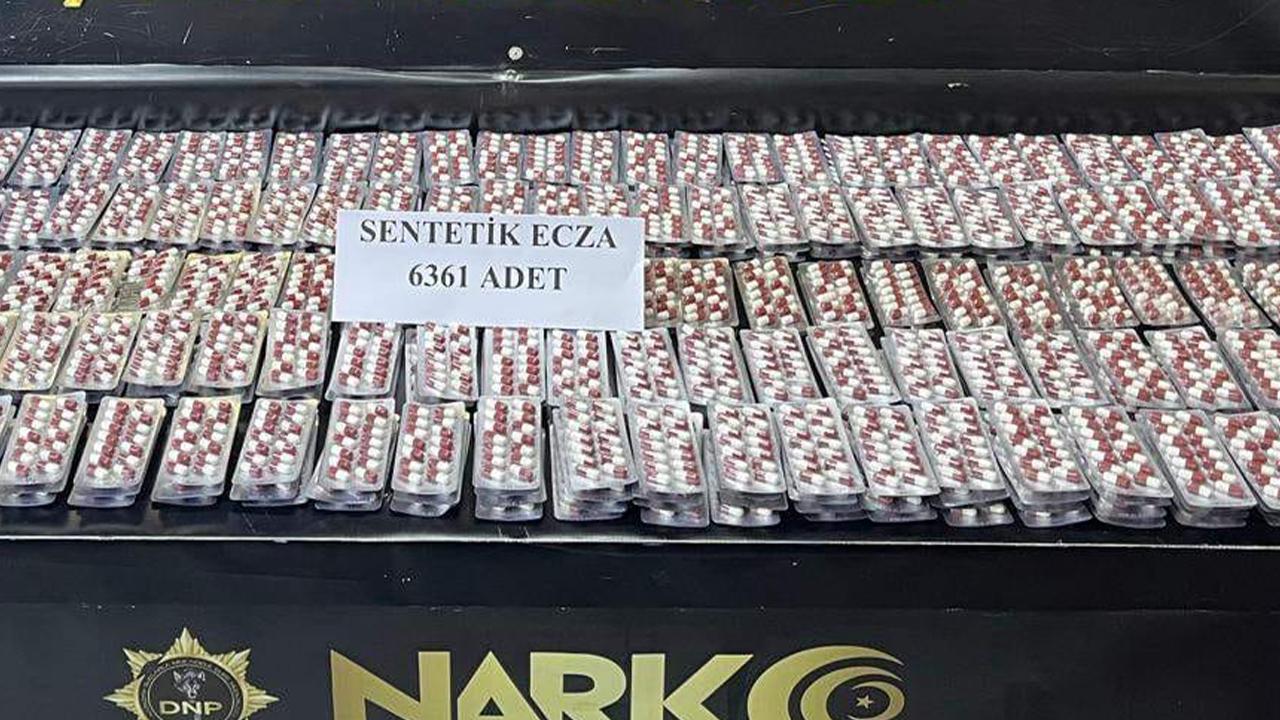 DENİZLİ&#039;DE UYUŞTURUCU HAP İLE YAKALANDILAR