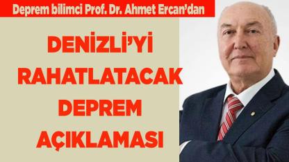 Denizli’yi rahatlatacak deprem açıklaması