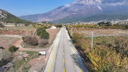 Karataş-Pınarlık yolunu tamamlandı