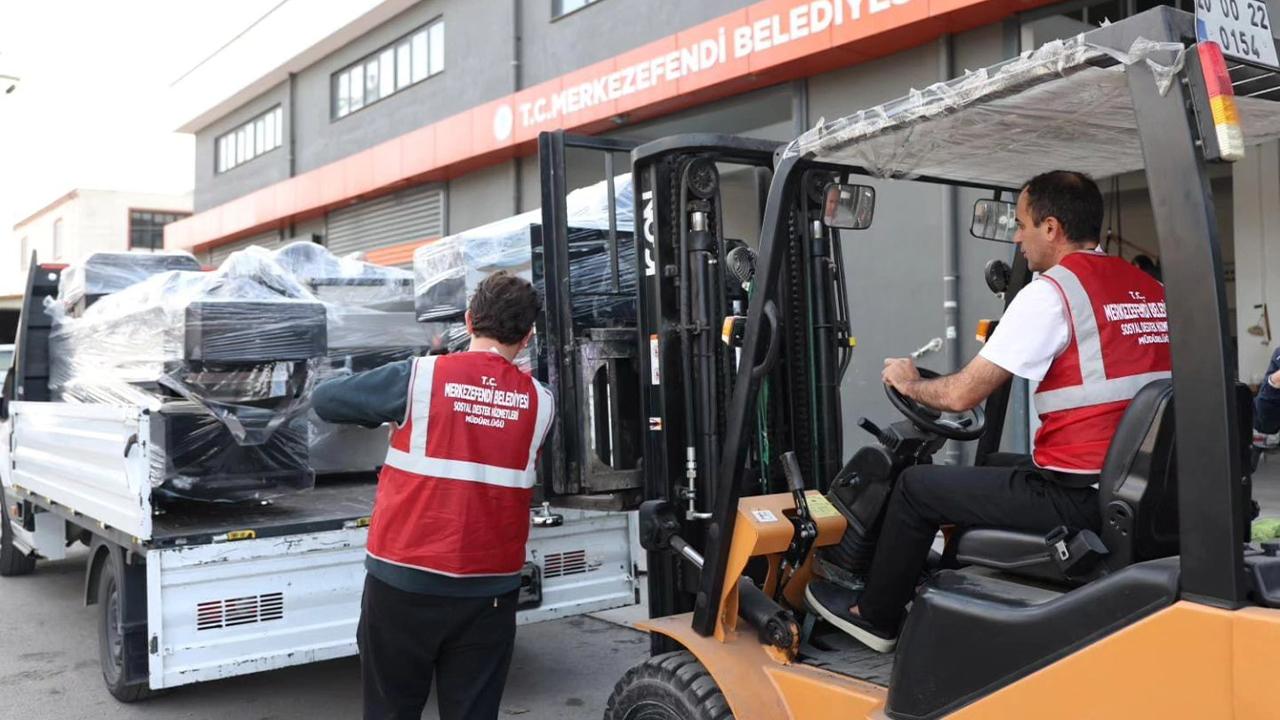 MERKEZEFENDİ’NİN 33’NCÜ MAMA MAKİNESİ ÇERKEZKÖY’E