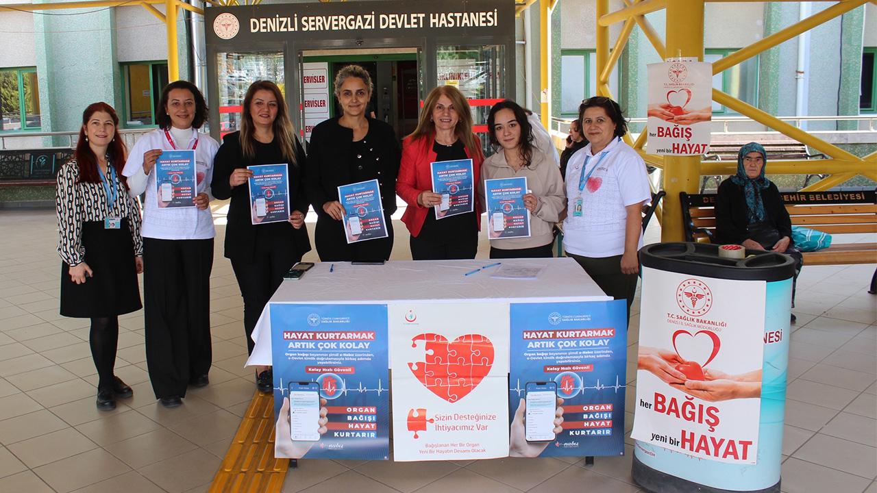 Sağlık Müdürlüğü&#039;nce organ bağışında farkındalık oluşturuldu