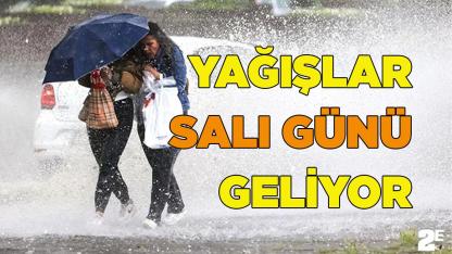 DENİZLİ'YE SAĞANAK YAĞIŞ GELİYOR
