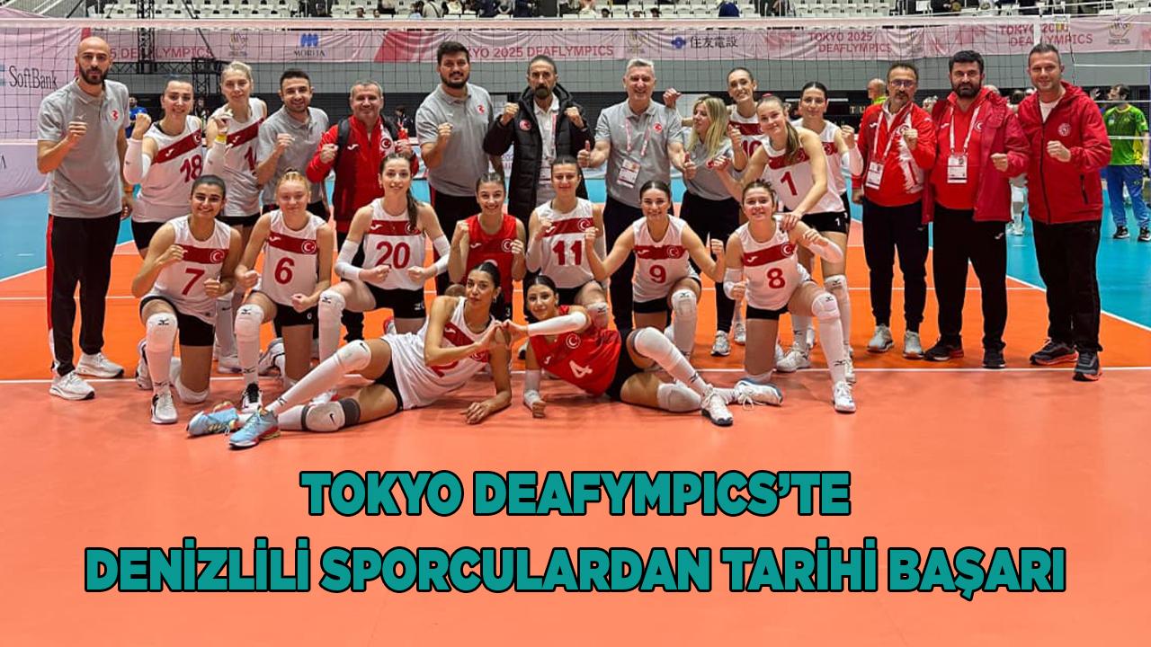 TOKYO DEAFYMPICS’TE DENİZLİLİ SPORCULARDAN TARİHİ BAŞARI