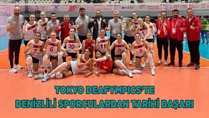 TOKYO DEAFYMPICS’TE DENİZLİLİ SPORCULARDAN TARİHİ BAŞARI