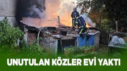 Unutulan közler evi yaktı