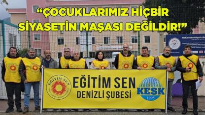ÇOCUKLARIMIZ HİÇBİR SİYASETİN MAŞASI DEĞİLDİR