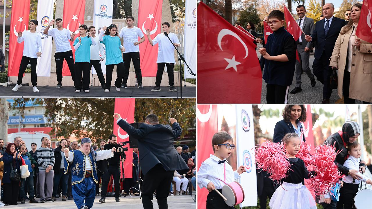 Denizli engelleri aşmak için tek yürek oldu