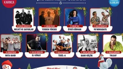 Denizli’de Yılbaşı Festivali başlıyor