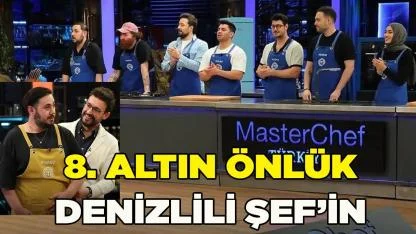 Denizlili şef, 8. altın önlüğün sahibi oldu