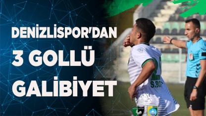 Denizlispor'dan 3 gollü galibiyet