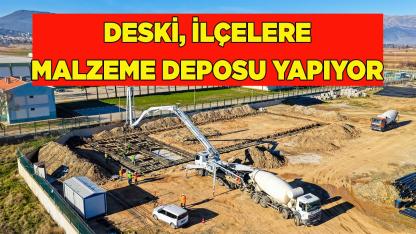 DESKİ ilçelere malzeme deposu yapıyor