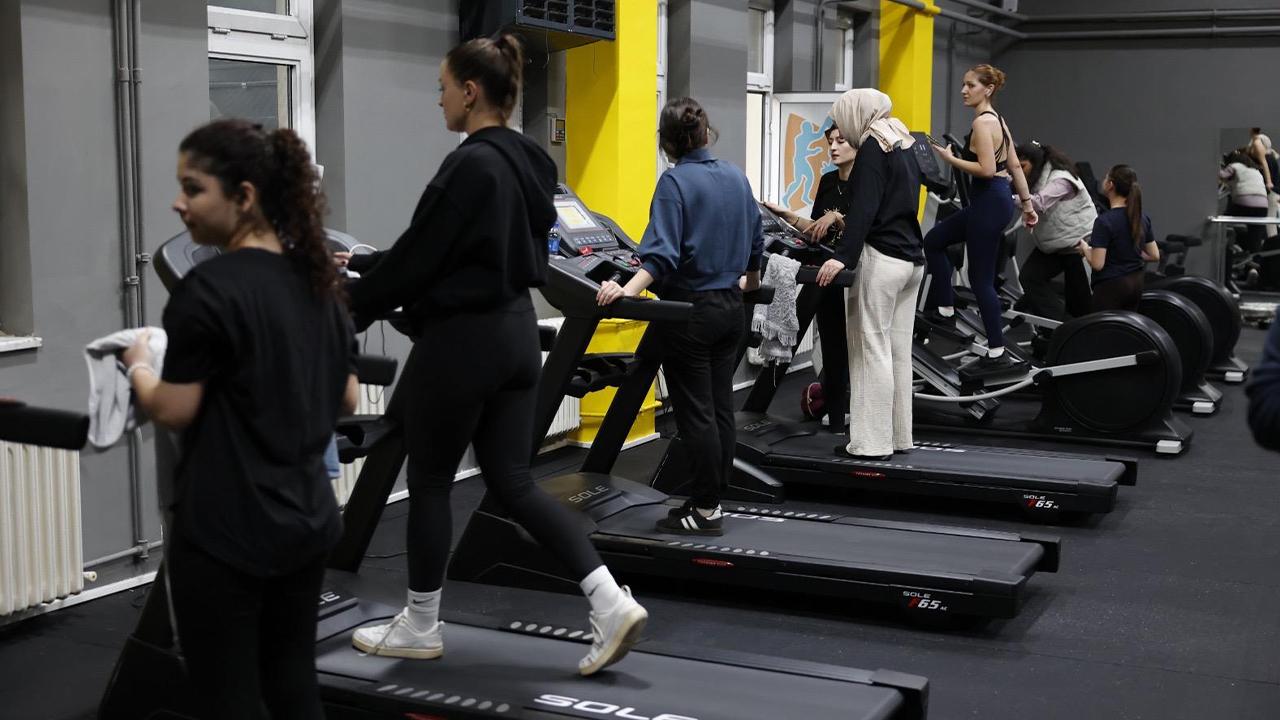 KIZ YURTLARINDA FİTNESS SALONU HİZMETE GİRDİ