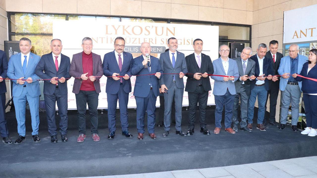 “LYKOS’UN ANTİK YÜZLERİ” SERGİSİ AÇILDI