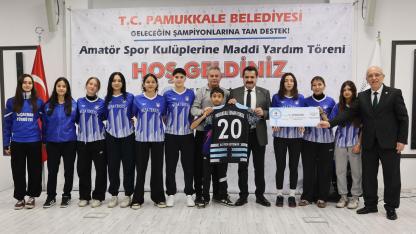 PAMUKKALE BELEDİYESİ’NDEN 66 KULÜBE 1 MİLYON TL